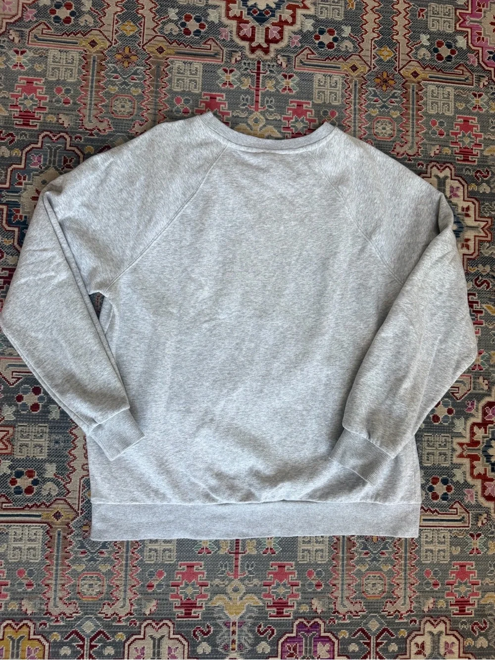 Stoney Clover Lane Light Gray Crewneck with Pastel Script
